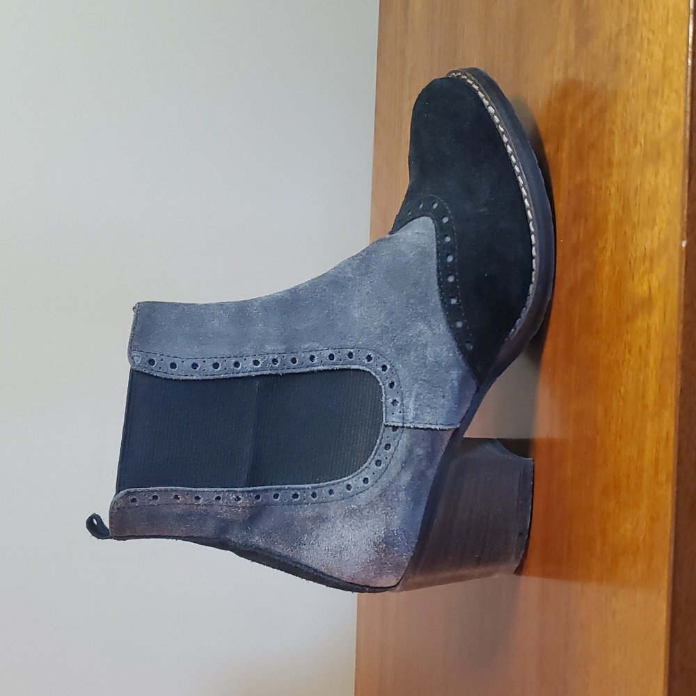 Lav Artigiana Vero Cuoio Suede Ankle Boots Size 36 - Picture 6 of 11